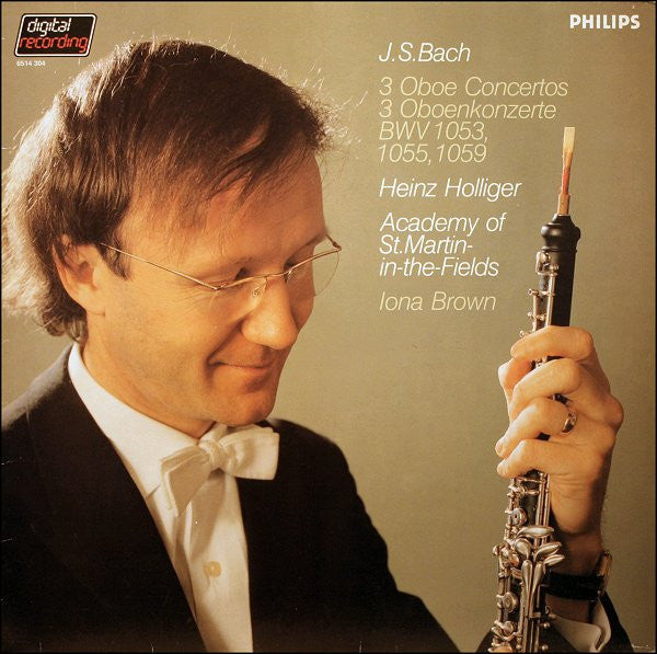 3 Oboe Concertos / 3 Oboenkonzerte (BWV 1053, 1055, 1059) | Near Mint (NM) Near Mint (NM) -vinylfy